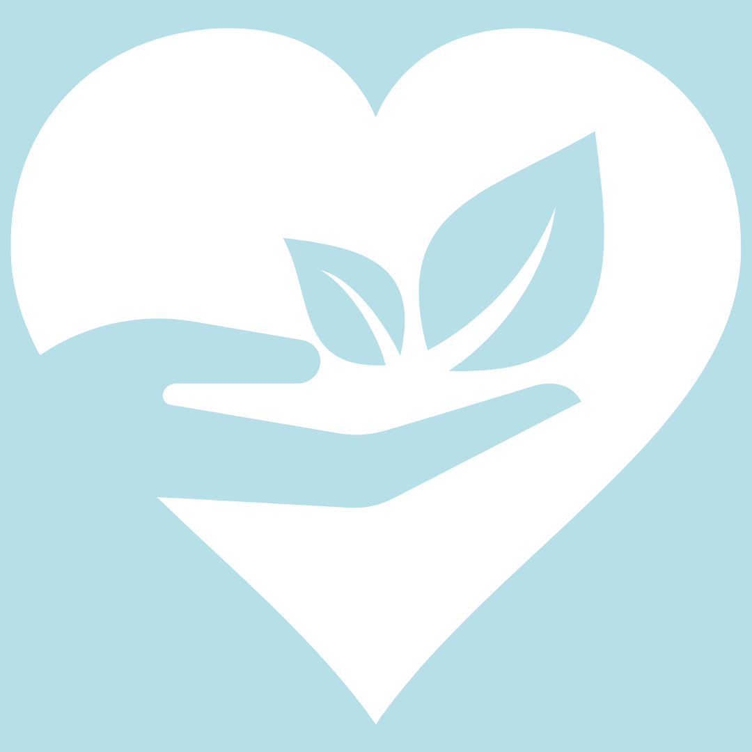 hand with leaves icon