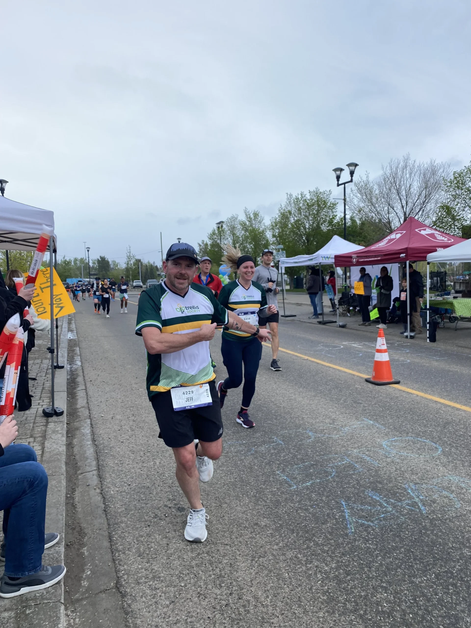 Community Spirit Takes the Lead rain break