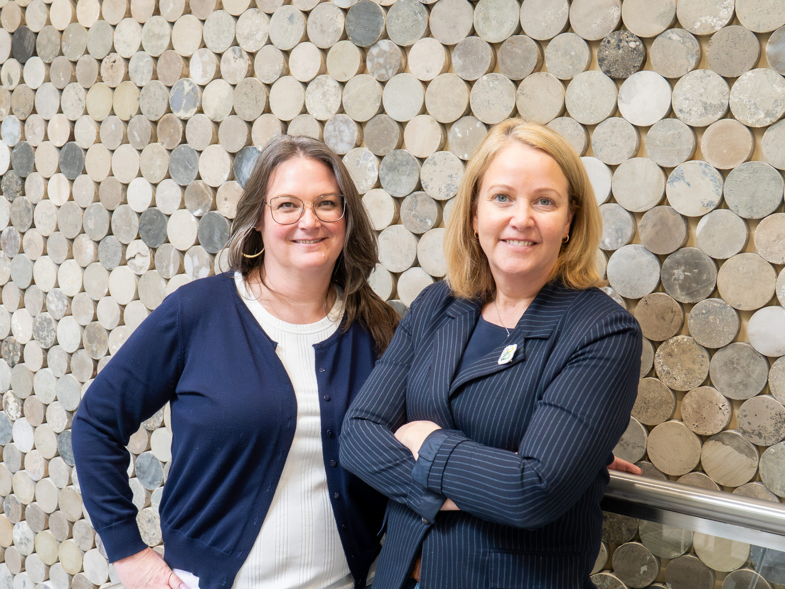 Kim Ledene and Courtenay Hick Trellis Society