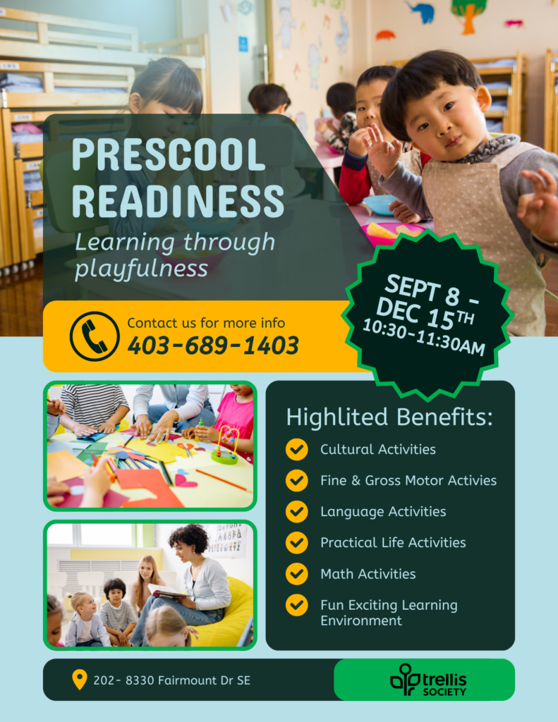 Southwest Calgary Family Resource Network 1 Prescool Readiness