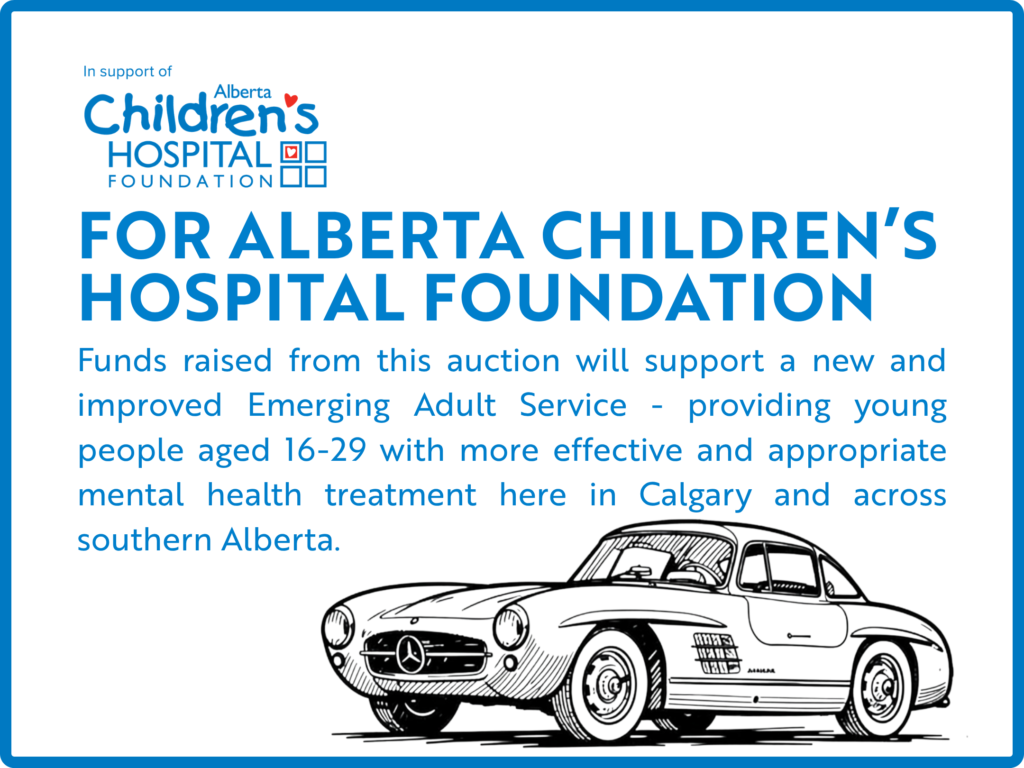 Driving Change Auction Alberta Children's Hospital Foundation Driving Change Auction